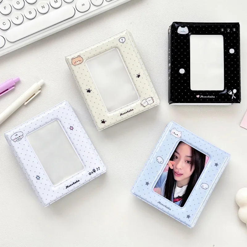Original Polka Dot Cute Cartoon Envelope Card Pack One Grid Card Album Small Card Storage Album Polaroid Album