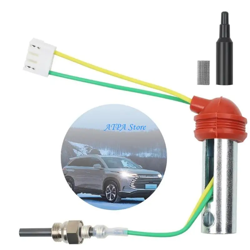 

U13C Car Heater BurnersMotor Gaskets Strainers 12V 5KW/2KW Glow Plug For Cab Air Park