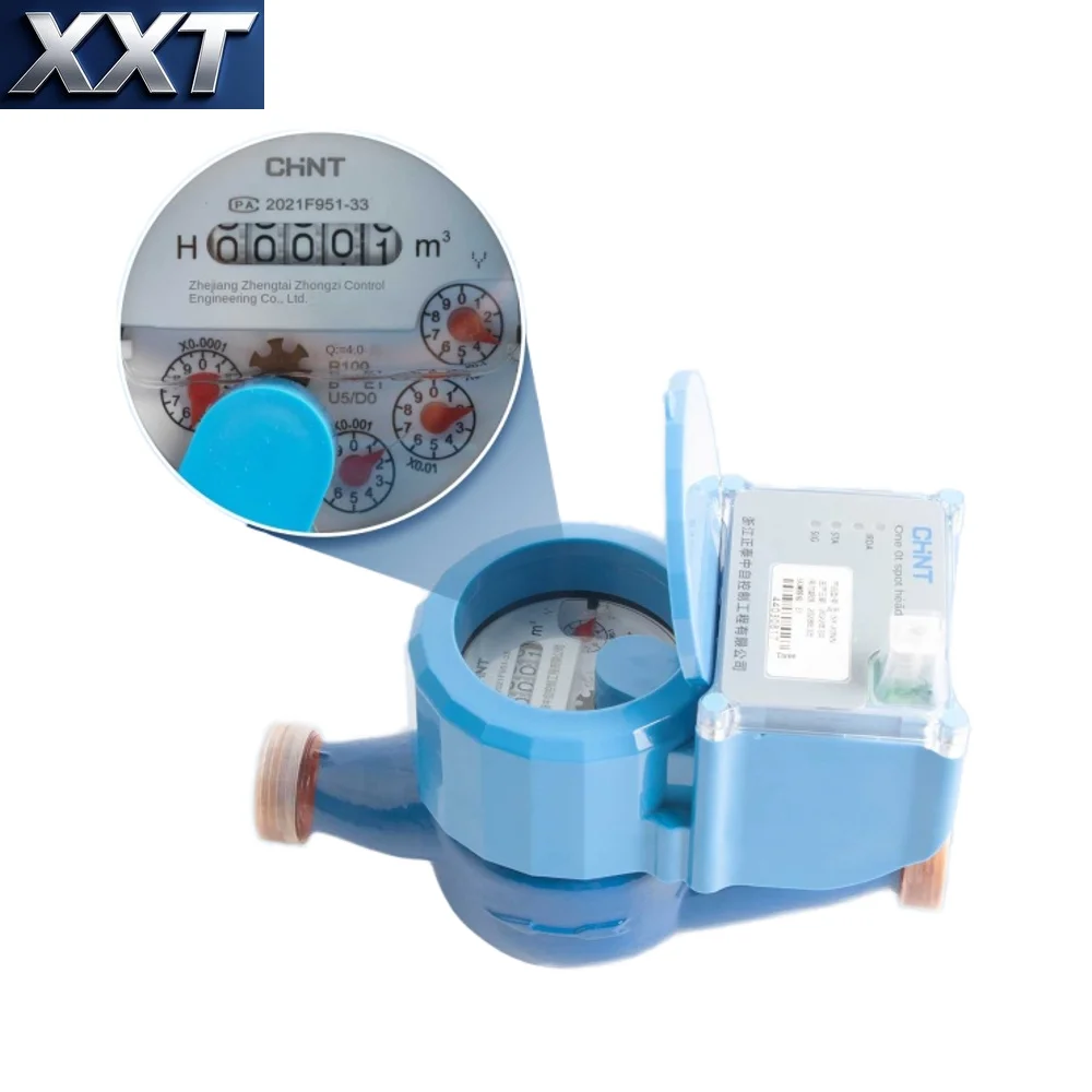 XXT Chint Remote Camera Project-Grade Direct Reading Smart Water Meter with Dual Protocol 485 and Camera