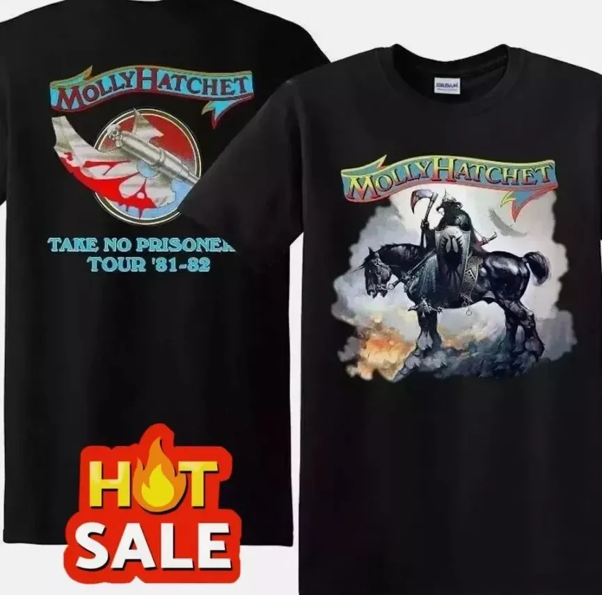 Take No Prisoners Molly Hatchet Music Band T-Shirt Tour 81 82 Gift For Fans