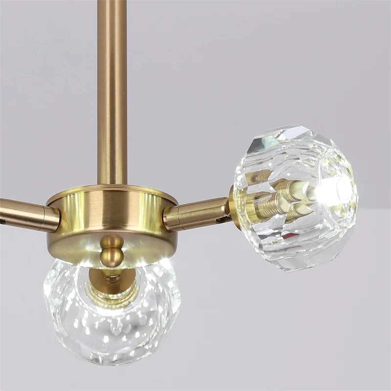 Modern Crystal Sconce Lamp G9 Wall Sconce Aisle Door Front Lights Sleeping Copper Wall Lights Bedside Lamp For Bedroom Fixtures