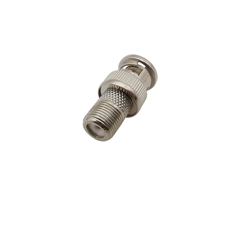 5Pcs BNC Male Plug To F-Type Female Jack RF Coaxial Coax Adapter BNC-F Straight Connector for RG6 RG59 Cable Camera