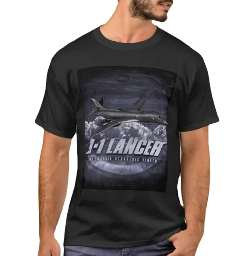 B-1 Lancer Strategic Bomber T-Shirt. Summer Cotton Short Sleeve O-Neck Mens T Shirt New S-3XL