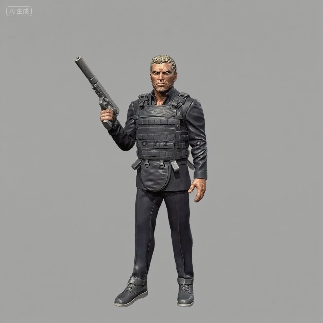 

Высота человека, 25 мм, 38 мм, 50 мм, комплект моделей из смолы, бесцветная самостоятельная сборка (3D-печать) TD-7491/3D