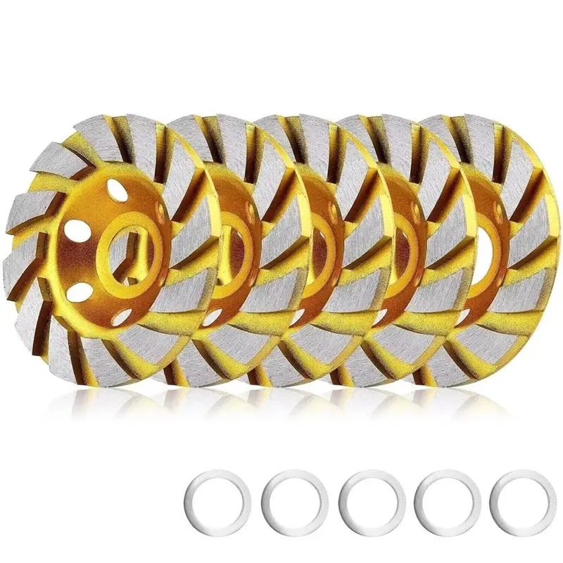 at19-for-concrete-turbine-cup-disc-sand-mill-1-set-5-pcs-carbon-steel-sand-wheel-for-concrete-walls-floors-etc