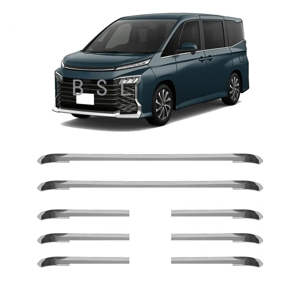 

For 2022 Toyota Voxy 90 Series Front Grille Racing Trim Garnish Car Exterior Accessories Chromium