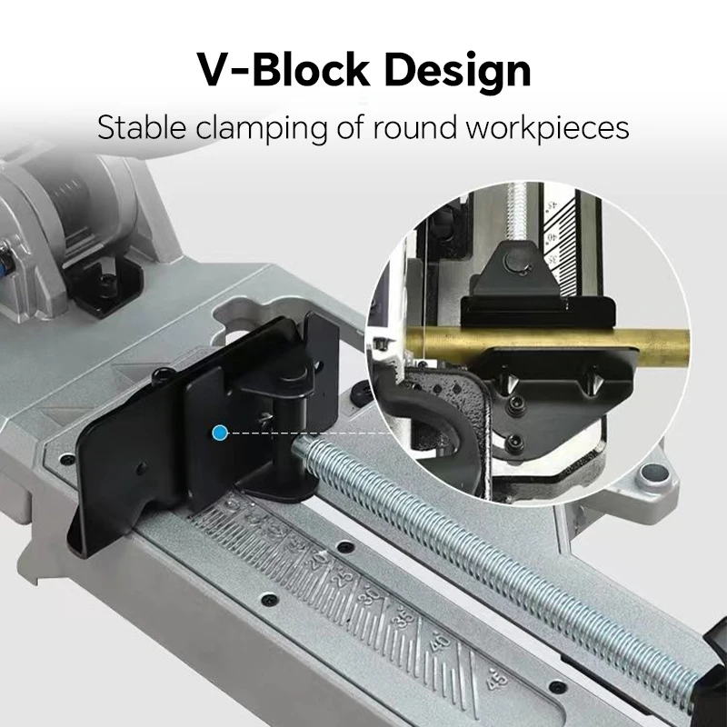 Imagem -05 - Portable Cordless Band Saw Serra de Velocidade Variável para Metal e Madeira Base de Aço Removível Capacidade de Corte 220v