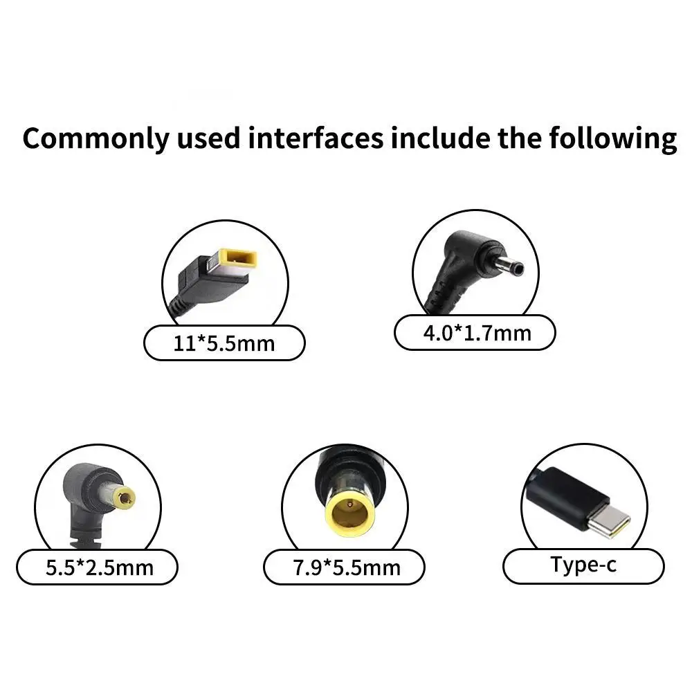 20V 4.5A 90W 5.5*2.5MM Laptop Charger For Lenovo B460 C510  G480 U550 V470 K47G Z460 G360 G450 G455 G580 Adapter Power Supply
