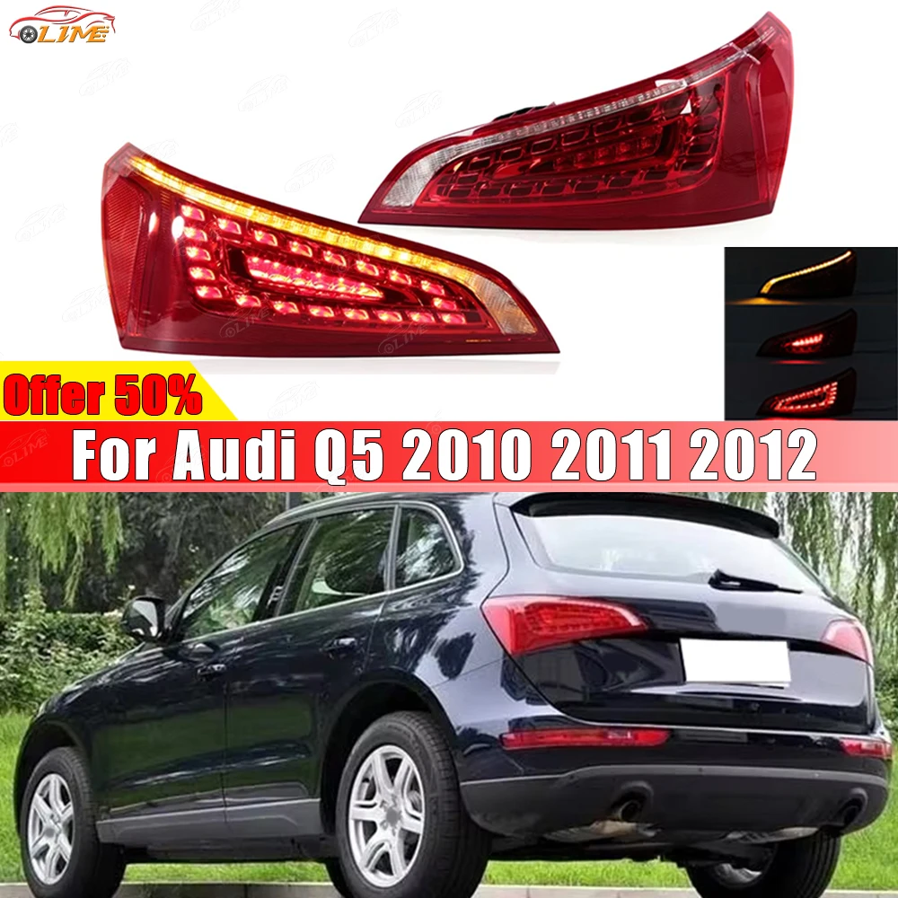 

Fit For Audi Q5 2010 2011 2012 Car Accessories Turn signals Reverse lights LED Taillight Assembly Rear turn signals