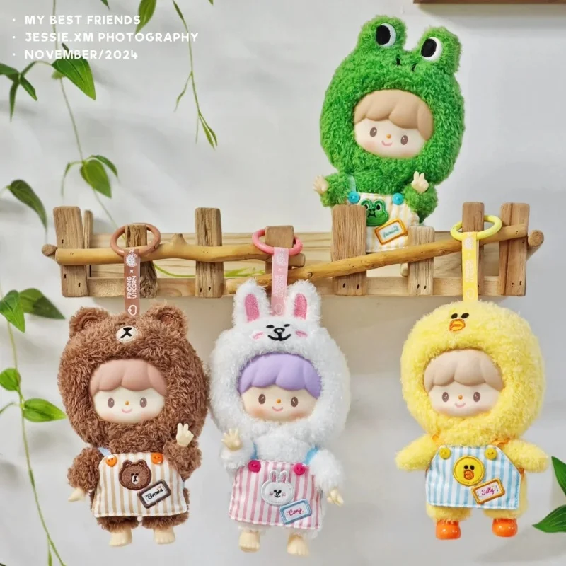 New Genuine Zzoton Line Friends My Best Friends Series Vinyl Doll Blind Box Toys Kawaii Action Figures Model Decor Surprise Gift