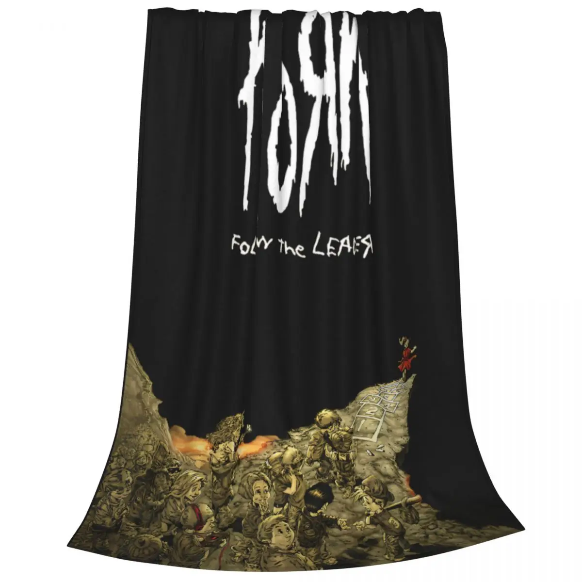 Korn Follow The Leader-Manta de terciopelo multifunción, mantas súper cálidas para sofá, colchas para sofá