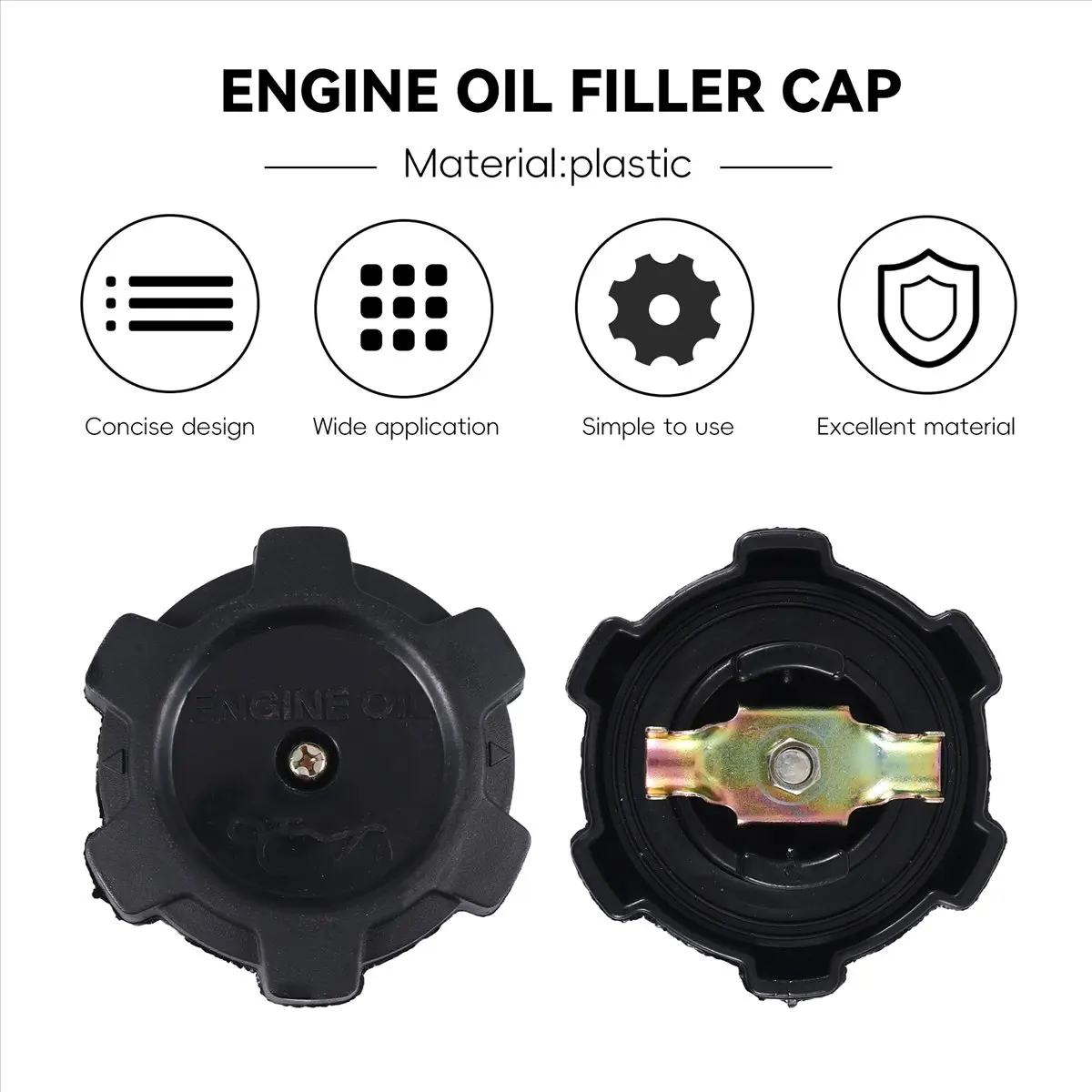 #10N Engine Oil Filler Cap for Mitsubishi Shogun Pajero MONTERO IO Lancer,Engine Oil Filler Tank Cap,(plastic)