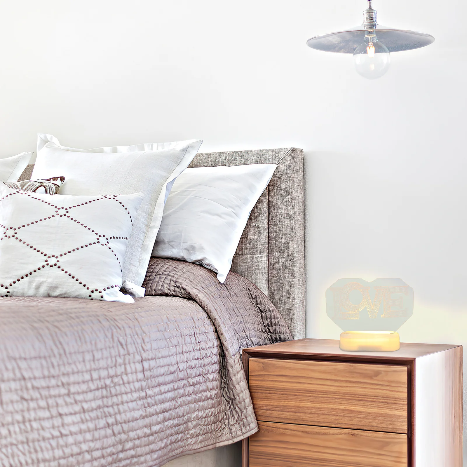 مصباح حروف رومانسي بإضاءة نيون من Marry Me لتقديم حفلات الزفاف وديكور عيد الحب على شكل حب لسطح المكتب