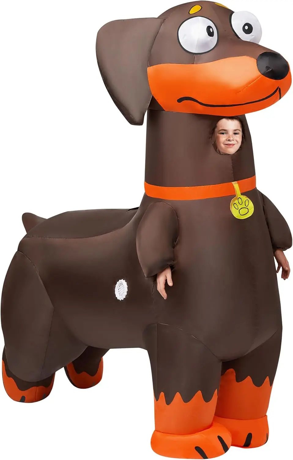 

Kids Halloween Inflatable Costumes, Dachshund Full Body Blow Up for Animal Cosplay Party