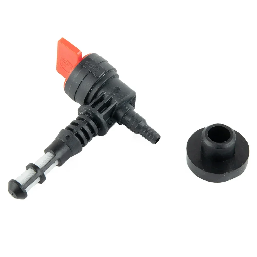 

Lawn Mower Parts Fuel Shut Off Valve Garden Power Tool Grommet Replacement With Filter 208961 90 Degree Gas Valve