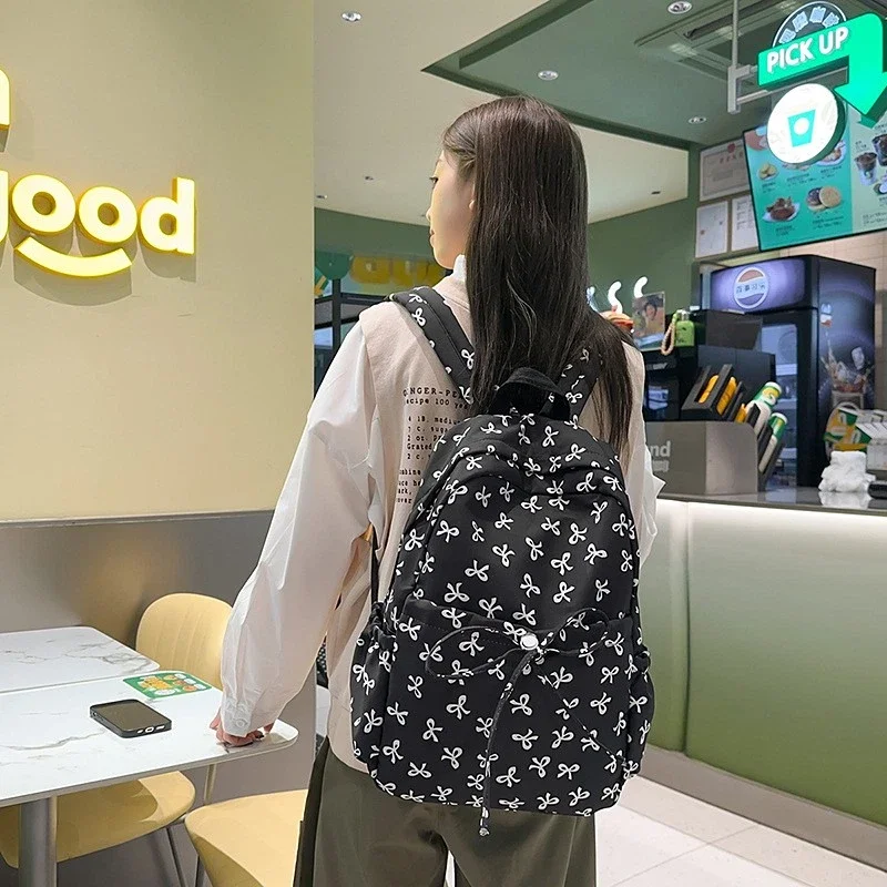 

Рюкзак нового стиля с бантом, дорожный многофункциональный рюкзак, большой вместительный компьютерный рюкзак, рюкзак для отдыха, спортивный рюкзак для поездок на работу