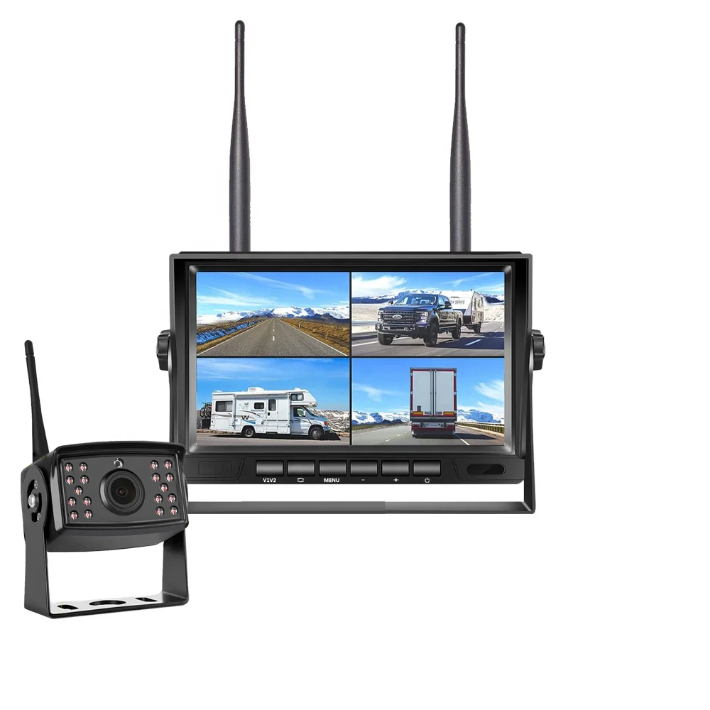 IPoster Novo Caminhão Popular Sem Fio 7 Polegada DVR AI BSD 2 Antena 50m Alcance de Trabalho com Backup Reversão 1080P Kit