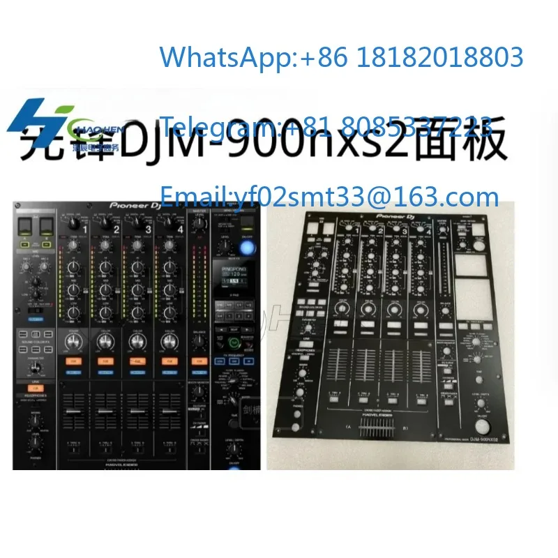 DJ Mixer Faceplate Panel DJM 900NXS2 Replacement Control Front Plate
