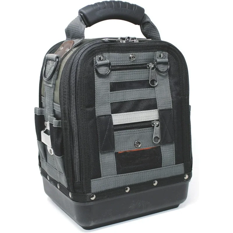 Heavy Duty Large Capacity Tool Bag, Multi-Zipper Multi-Compartment Organizer Pouch Durable Work Tote Bag for Tools