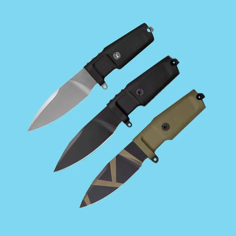 

Exr SHRAPNEL OG 0160 Straight Fixed Blade Knife N690 Blade Forprene Handle K Sheath Hunting Tactical EDC Survival Tool Knives