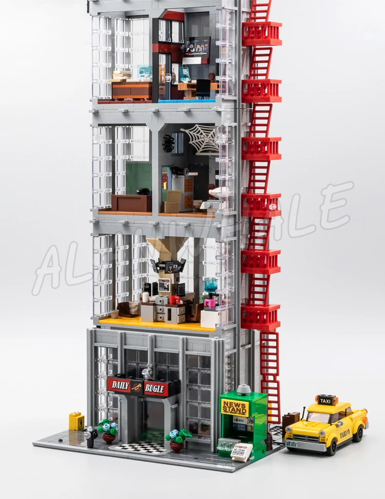 3772pcs Super Fighter Revenger Spider 4-floor Daily Tower Building Penthouse Office 78008 Kits Toy Compatible With Bricks