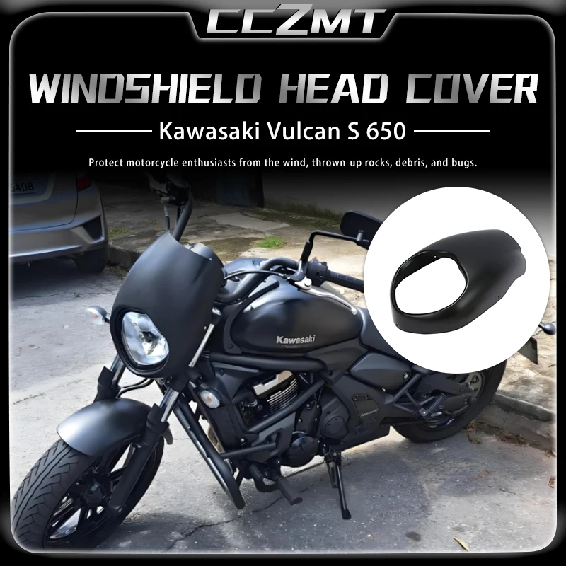 

For Kawasaki Vulcan S 650 VULCAN S650 EN650 2015-2025 Motorcycle Accessories Windscreen Windshield Shield Fairing Wind Deflector