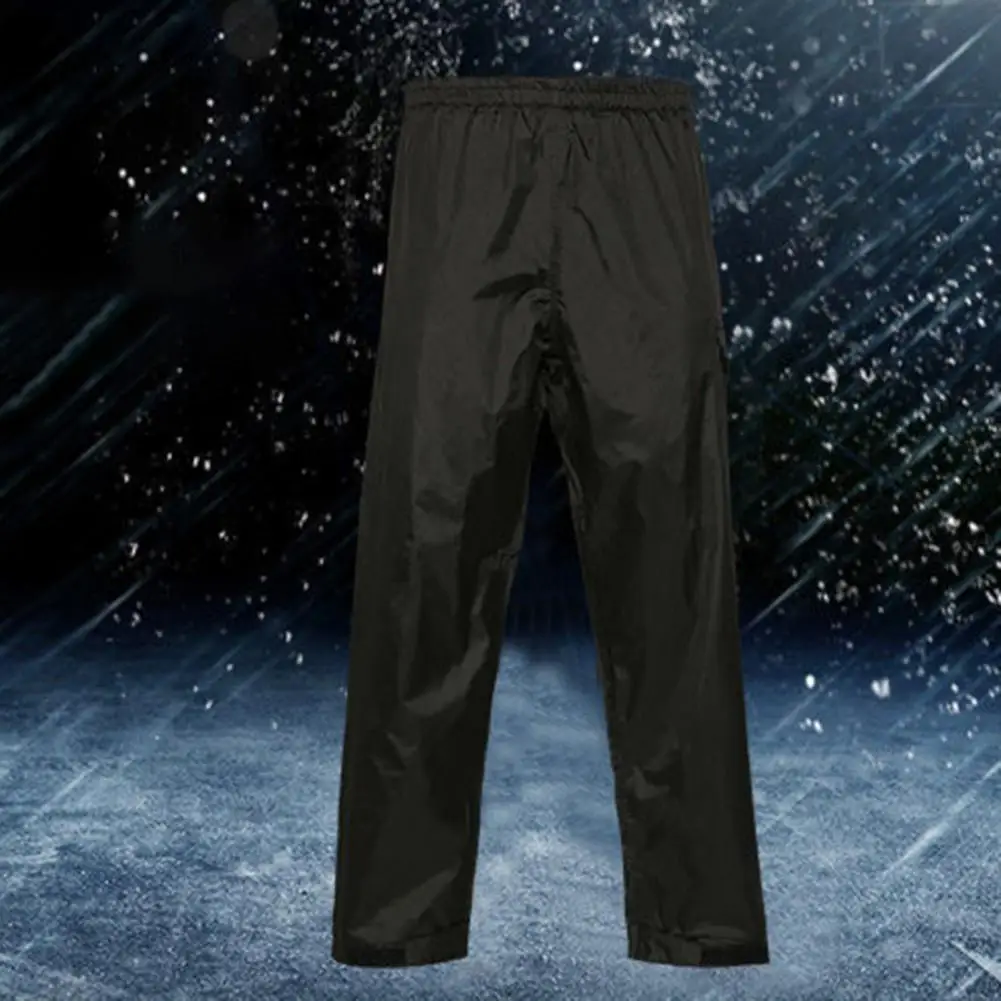 Reliable Men Rain Pants Comfortable Rain Trousers Waterproof Fishing Climbing Rain Trousers Rain Resistant