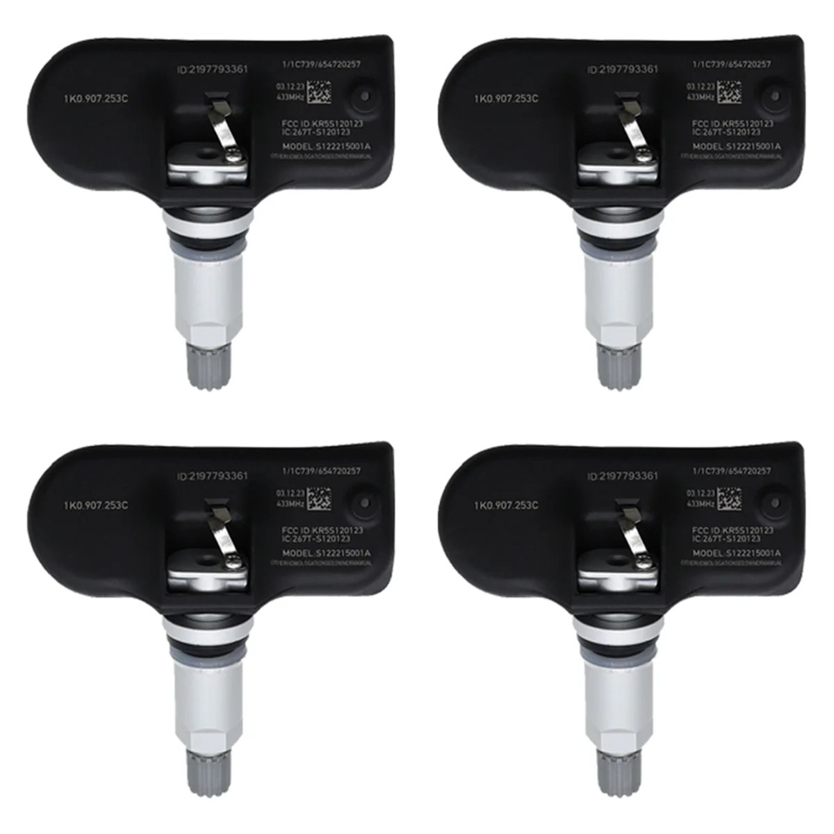 

Датчик давления в шинах TPMS для AUDI A3 A4 A5 Q5 S4 S5 TT VW CC Beetle Golf 433 МГц 1K0907253C 1K0907255D