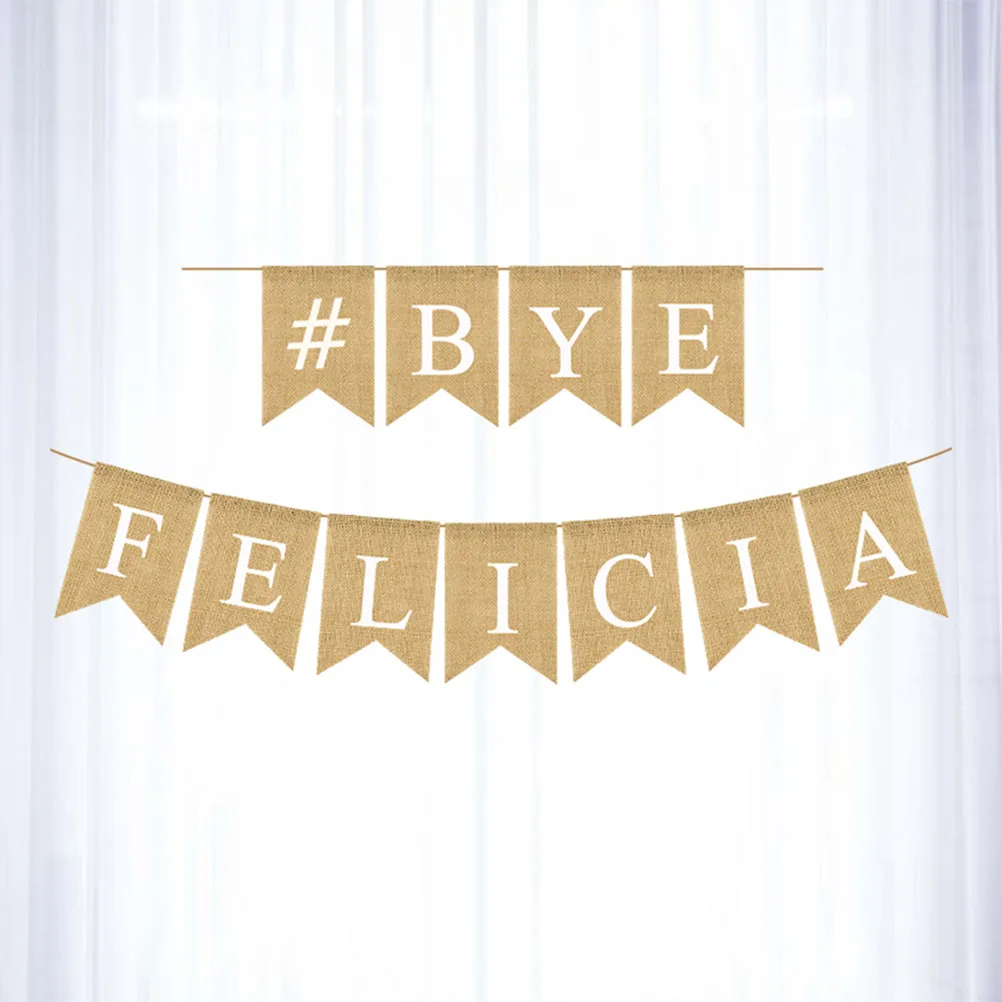

Graduation Party Fish Tail Burlap Banner Special Letter Printed Linen Swallowtail Bunting Background Layout Garland