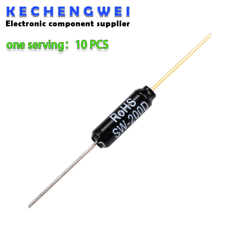 10 Buah/Lot Hitam SW-200D Saklar Bola SW200D Sudut Miring Sensor Saklar Sudut Transduser