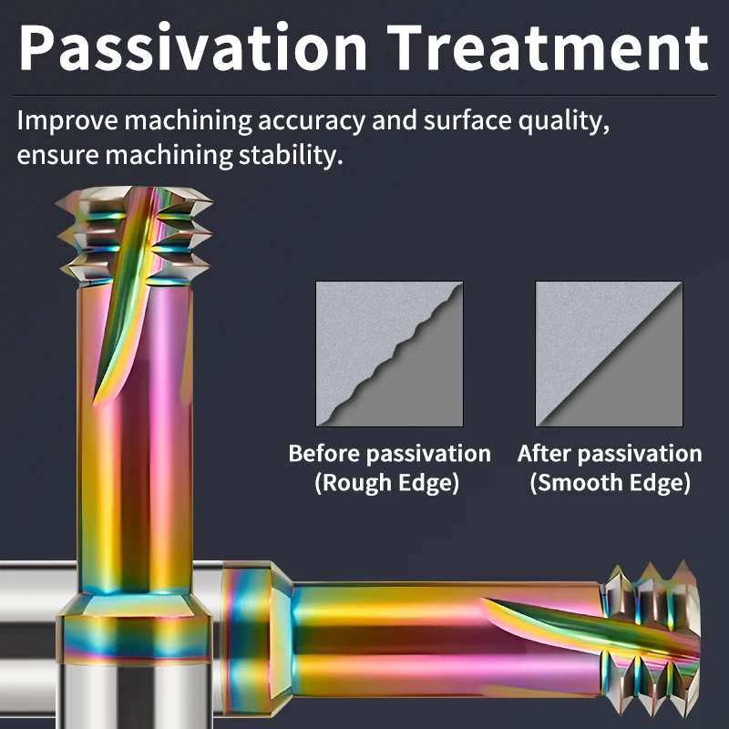 

CNC Carbide Thread Milling Cutter three Tooth M1.8 M4 M6 M8 M10 M12 M14 M16 M20 Thread Milling for Steel