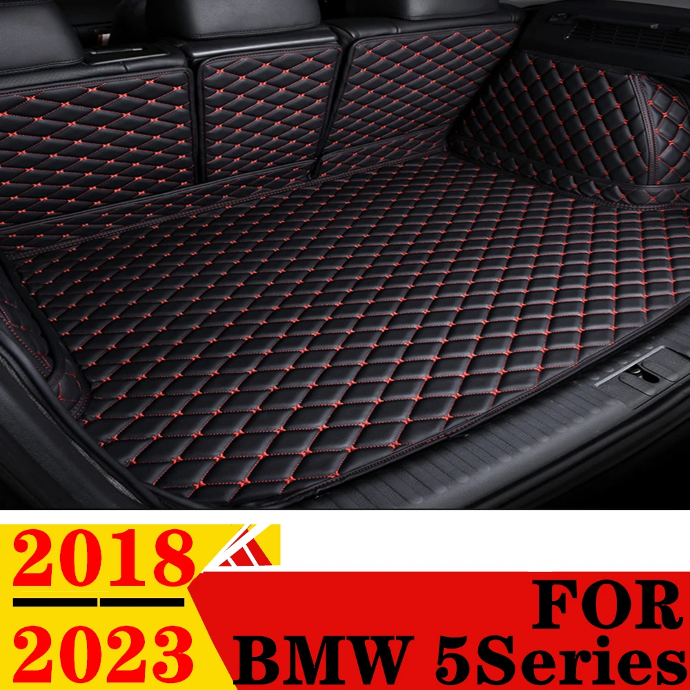 

Car Trunk Mats For BMW 5 Series 2018 2019 2020 2021 22 23 Rear Cargo Cover Carpet Liner Tail Interior Vehicles Boot Luggage Pad