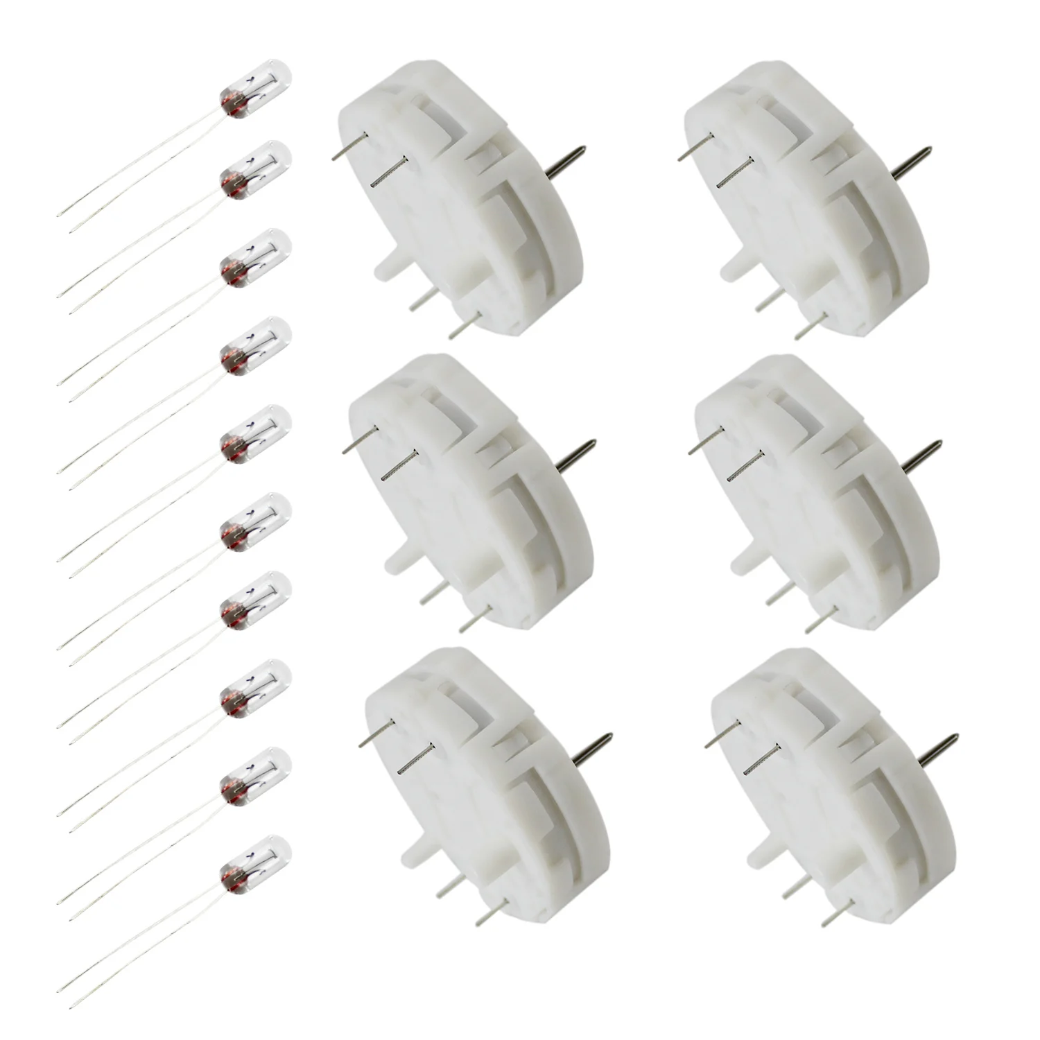 

6 Set Gauge Cluster Stepper Motor Kit 10 4.7mm 100mA Speedometer Bonus Bulbs For GM & GMC Vehicles Car Motor Replacement Part