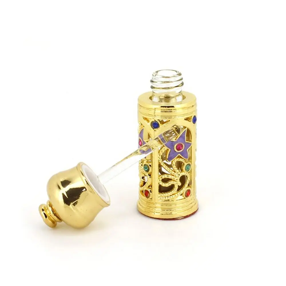 Decor Mini Decoratie Cadeau Cosmetische Container Metalen Druppelflesjes Parfumflesje Hervulbare Flessen Essentiële Oliën Fles