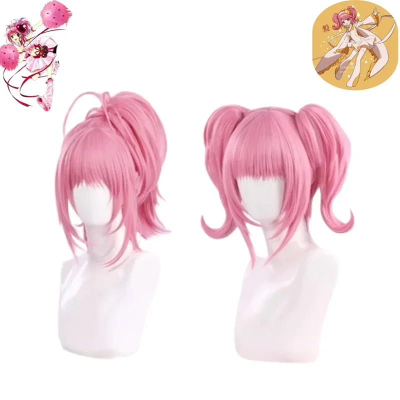 2025 ♥   Kostum Cosplay Anime Baru Shugo Chara Hinamori Amu Jimat Hati Dia Wig Seragam Tempur Wanita Kawaii Karnaval Pa ☆ ★