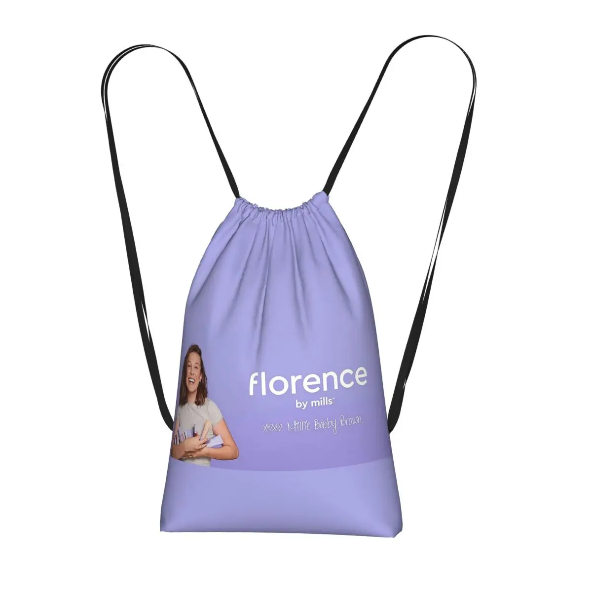 Florence By Mills Backpacks Portable Drawstring Bags Sports Bag Book Bags for Man Woman School