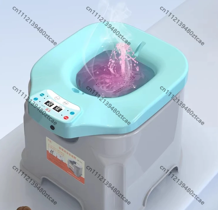 Electric Heating Sitz Bath Herbal Fumigation Soaking Seat Basin For Men Women