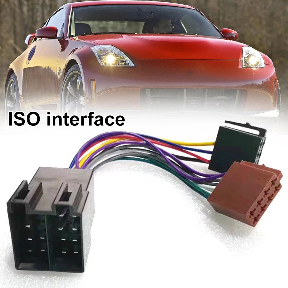 Extended For ISO Adapter Cable for Car Radio Compatible with For 106 206 306 307 405 406 607 Model Range 1992 2005
