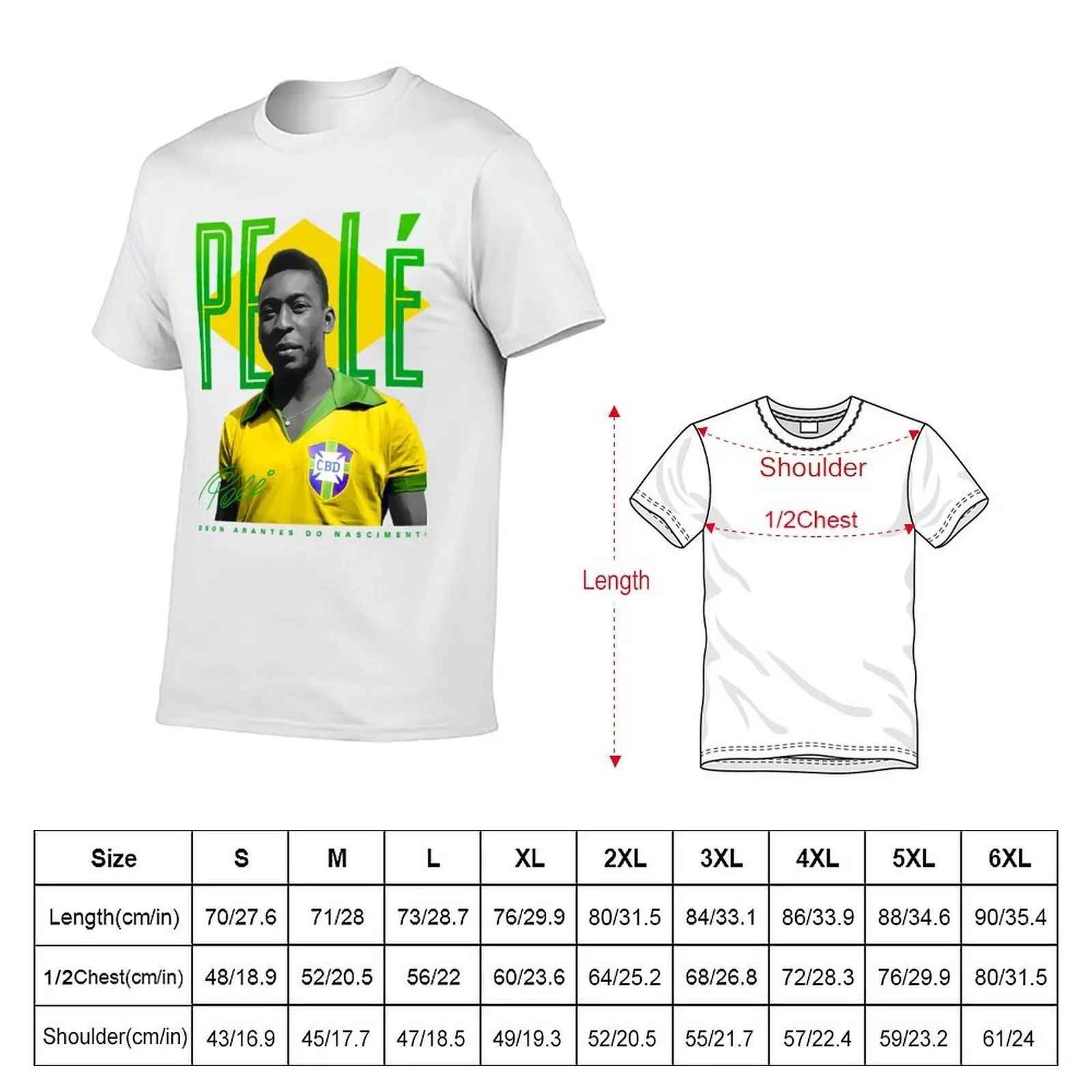 تي شيرت Rip pele، لاعب كرة القدم تي شيرت رجالي جرافيك تي شيرت رجالي مصمم تي شيرت