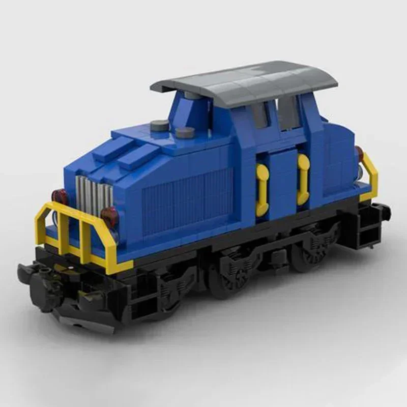

City Train Model Moc Building Bricks DHG 500 C Workslocomotive Technology Modular Blocks Gifts Christmas Toys DIY Sets Assembly