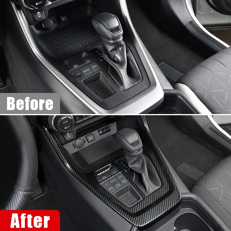 For Toyota RAV4 XA50 2019 2020 2021 2022 2023 2024 Hybrid Car Gear Shift Panel Frame Protector Cover Trim Accessories