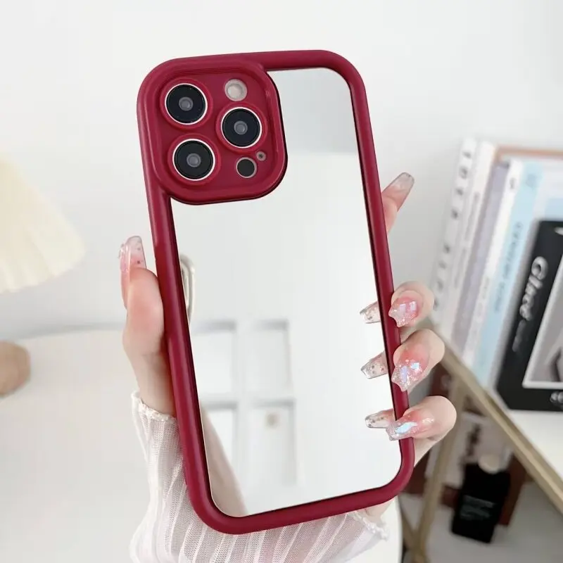 Luxo compõem espelho caso de telefone para oppo reno 12f 11f 10 5g 11 12 13 pro 6 8 reno 7 4g 5 6 lite a79 a78 a58 a77 a57 a98 a38 a18