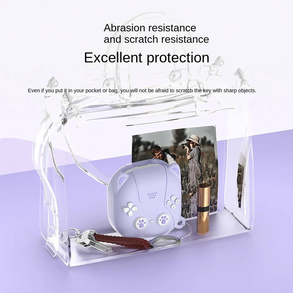 3D Earphone Case Cartoon Style Game Console Styling Earphone Storage Case Silicone for Samsung Galaxy buds live/2/pro/2 pro/FE