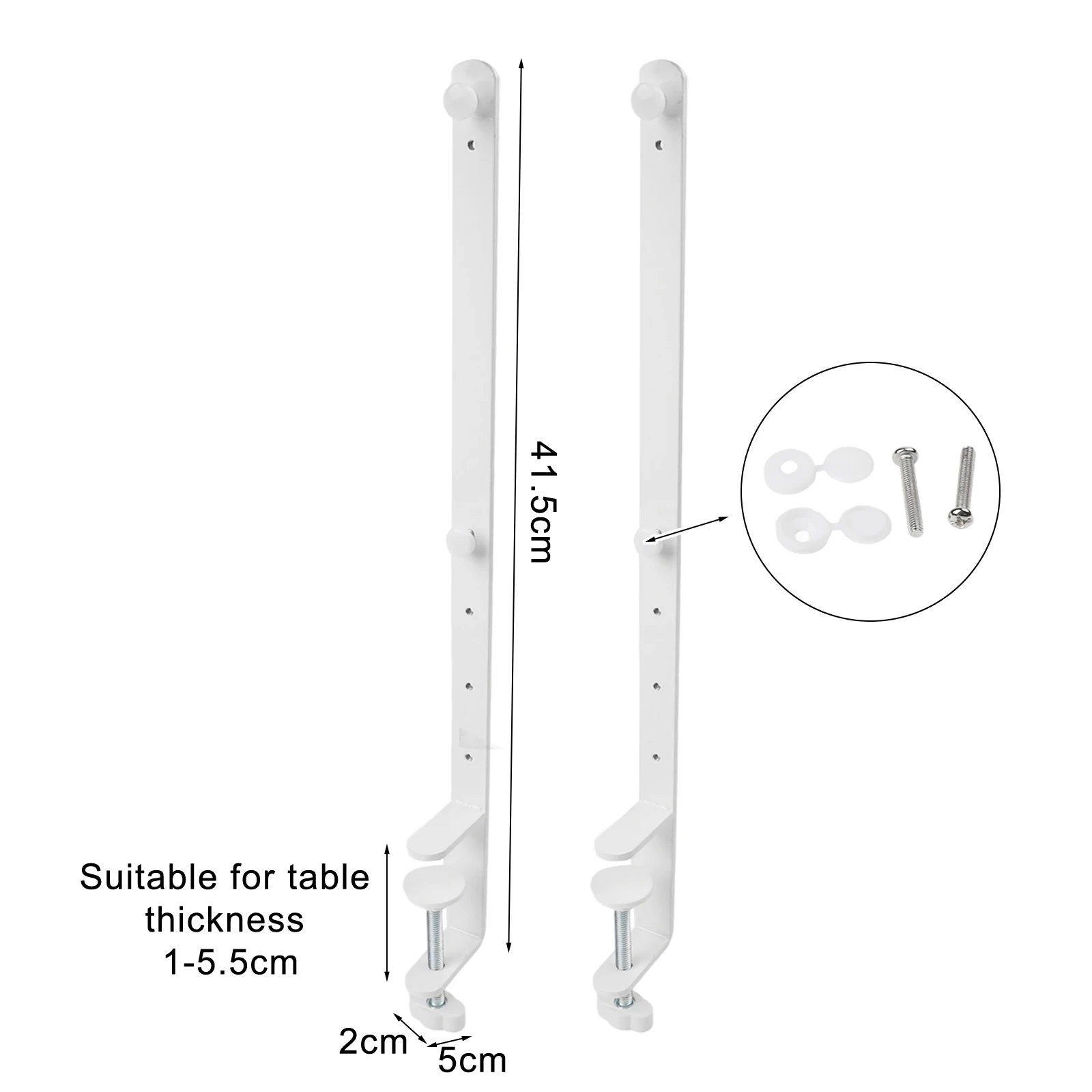 415*50*20 Mm Desk Clamp User Workspace Clamp for versatile Functionality 1-5.5cm Thickness 41.5cm Height Easy 415*50*20