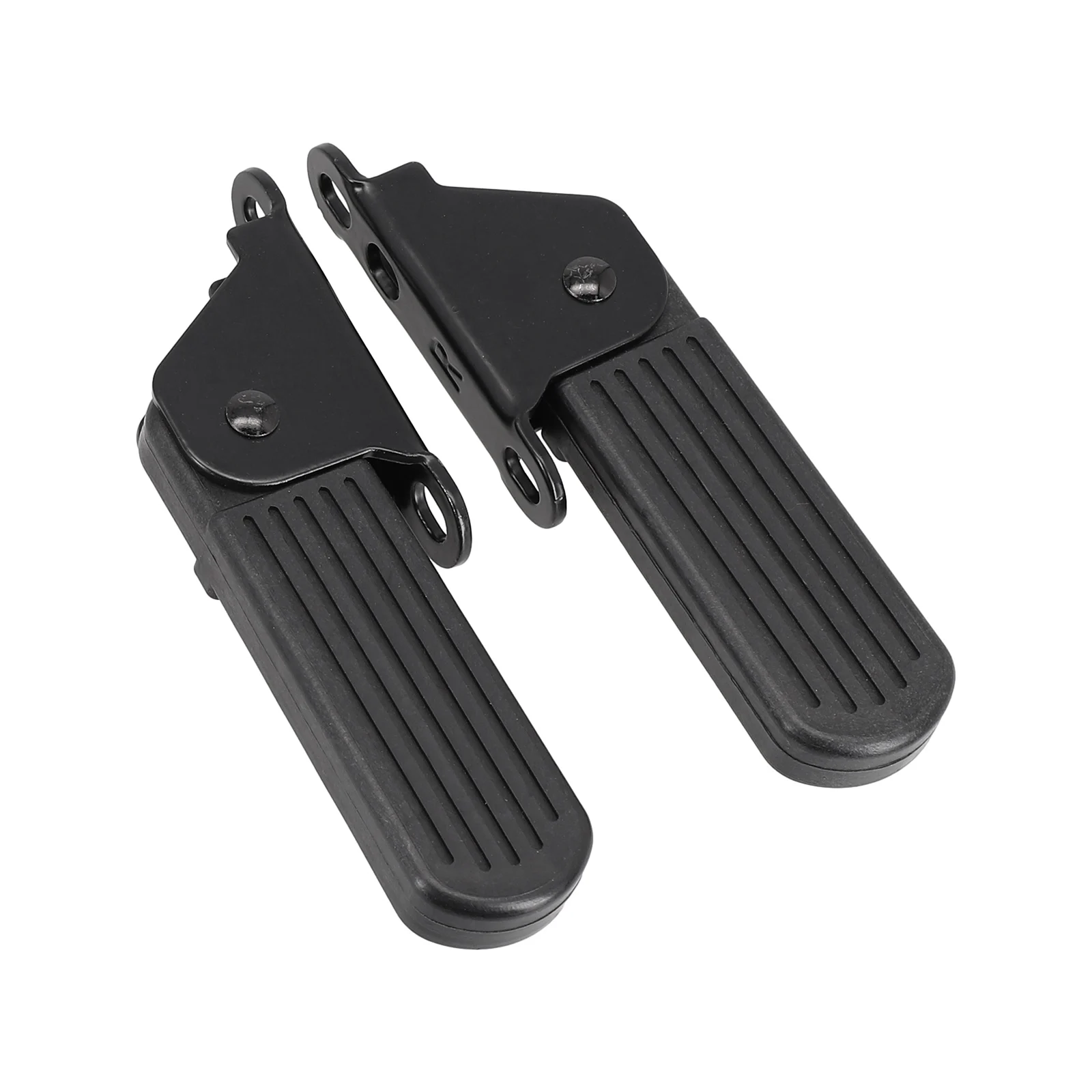 زوج بديل للدواسة الأمامية للدراجة الكهربائية مع تصميم قابل للطي ومطاط مقاوم للتآكل لدعم القدم الثابتة #3