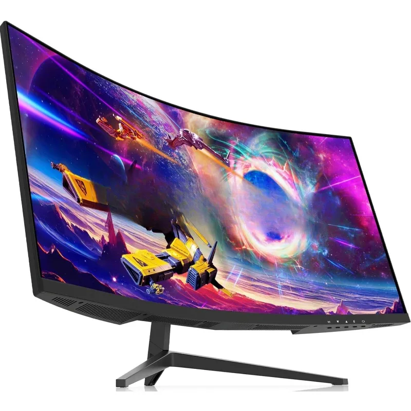 30-inch Curved Gaming Monitor 21:9 2560x1080 Ultra Wide/ Slim HDMI DisplayPort up to 200Hz Build-in Speakers, Metal Black