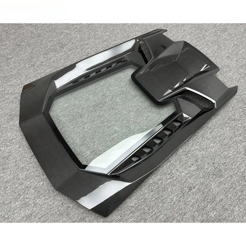 Suitable for Lambo Huracan LP580 LP610 2014-2018 Performante Style Dry Carbon Fiber Rear Engine Bonnet Hood