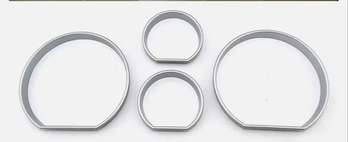 Chrome Gauge Dash Dial Rings Bezel Trim Speedometer Frame For BMW E46 99-06 328i
