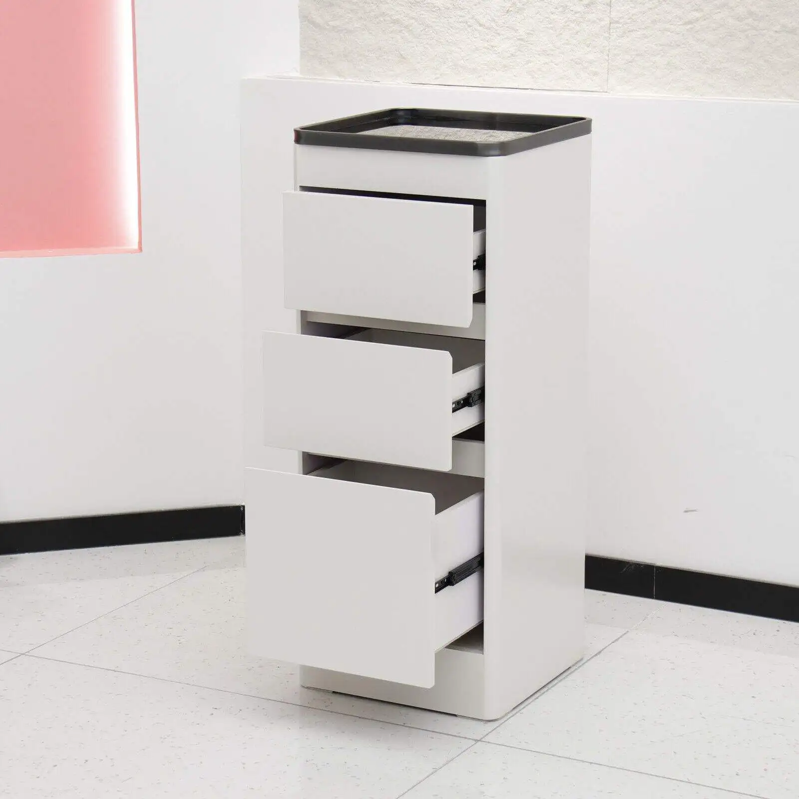 Multifunctional Barber Shop Cabinet Hairdresser Tool Table Multi-Layer Storage RackSalon Furniture Table Salon Bedroom