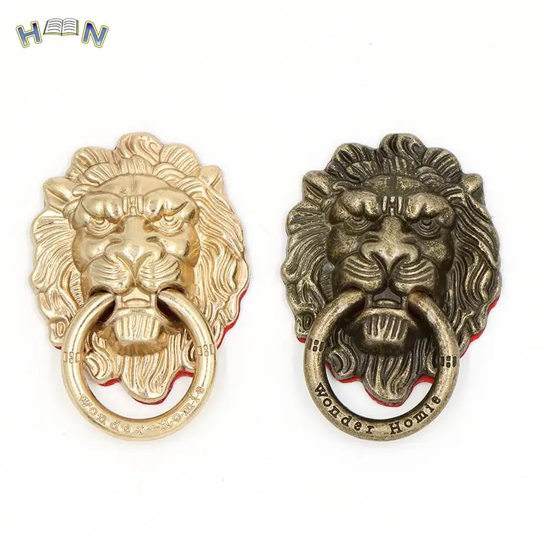 Vintage Lion head Finger Ring Mobile Cell Phone Hand Stand Holder Rotatin Stand Holder Mount Bracket For iPhone Samsung Huawei